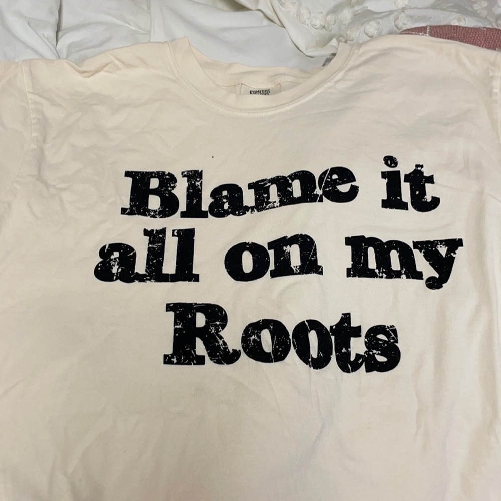 Cream comfort colors long sleeve shirt